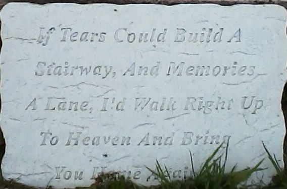 Ernest J. Columber in Weston, Ohio Cemetery - plaque