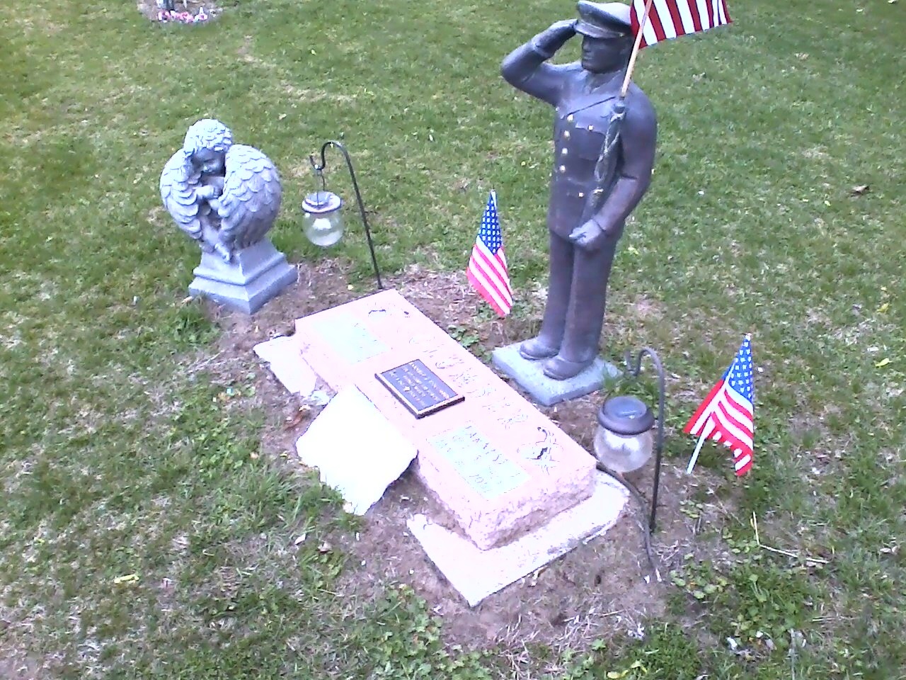 Ernest J. Columber in Weston, Ohio Cemetery